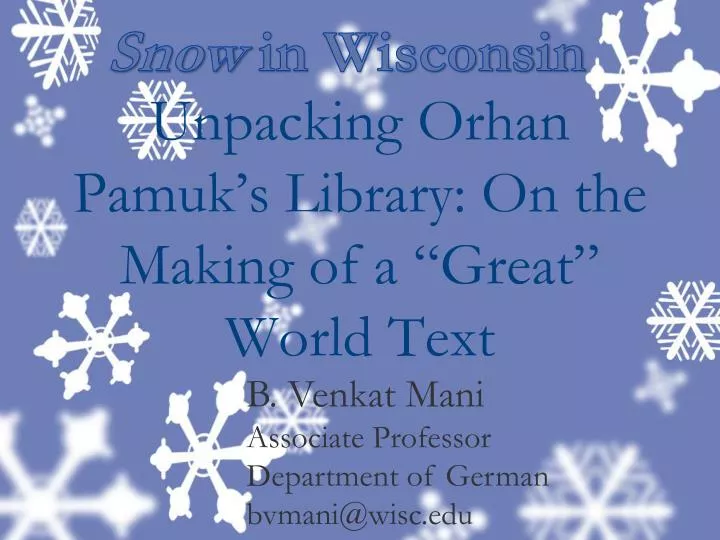unpacking orhan pamuk s library on the making of a great world text