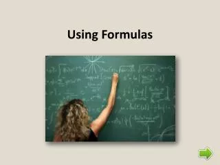 Using Formulas