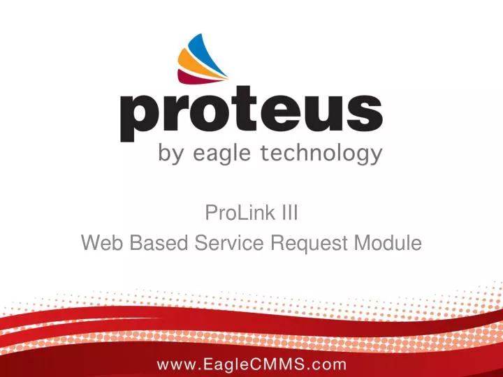prolink iii web based service request module