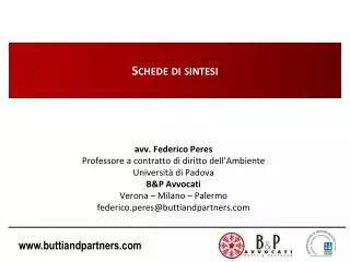 schede di sintesi