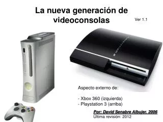 la nueva generaci n de videoconsolas
