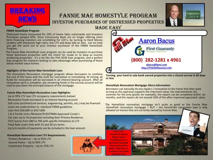 fannie mae homestyle program investor purchases of distressed properties made easy