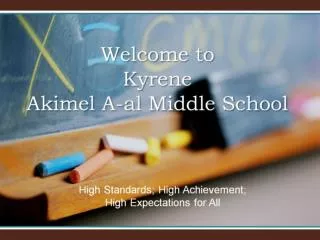 Welcome to Kyrene Akimel A-al Middle School