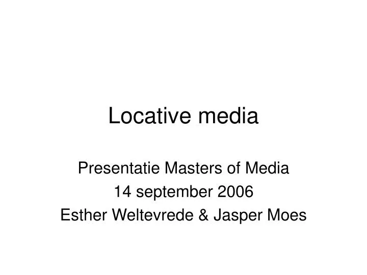 locative media