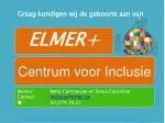 ELMER + - slide 1