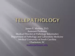 Telepathology