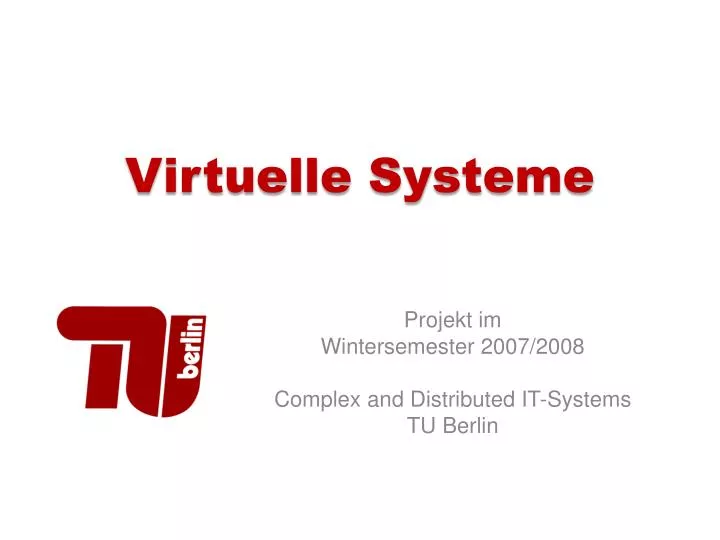 virtuelle systeme