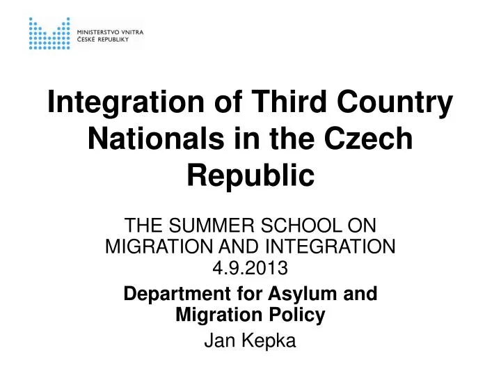 integration of third country nationals in the czech republic