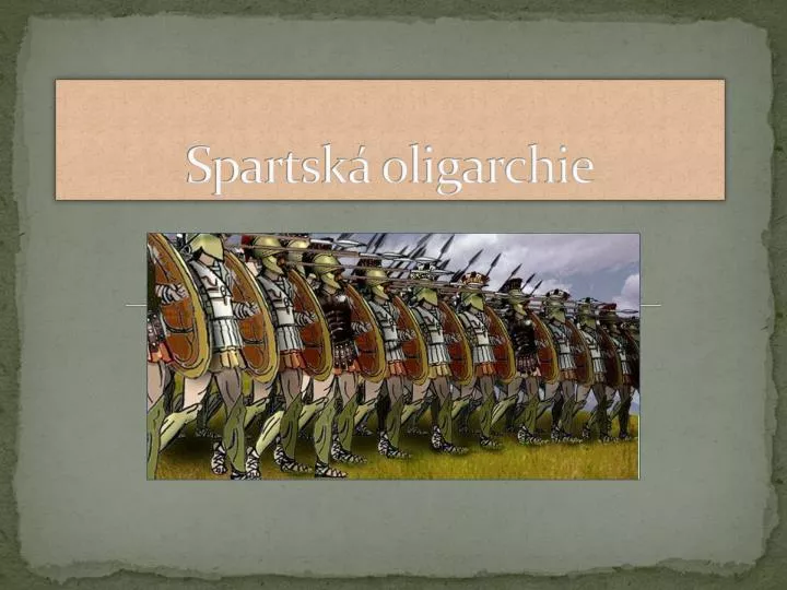 spartsk oligarchie