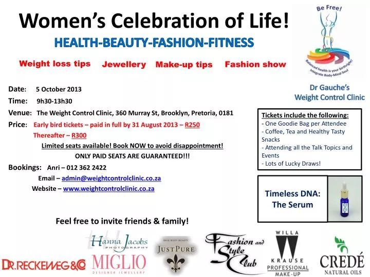 women s celebration of life health beauty fashion fitness
