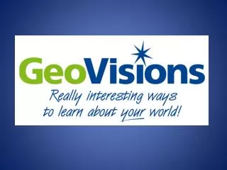 Welcome to the GeoVisions Work/Travel Program