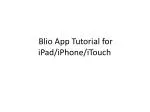 Blio App Tutorial for iPad /iPhone/ iTouch - slide 1