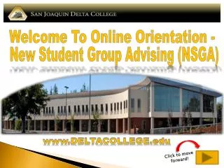 Welcome To Online Orientation -