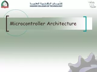 Microcontroller Architecture