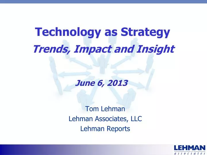 technology as strategy trends impact and insight