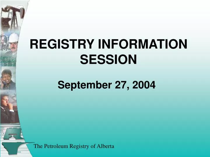 registry information session