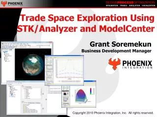 Trade Space Exploration Using STK/Analyzer and ModelCenter