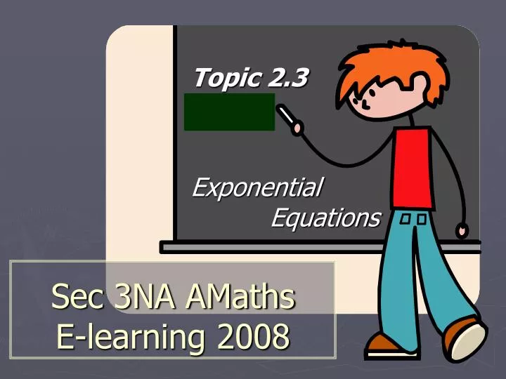 sec 3na amaths e learning 2008