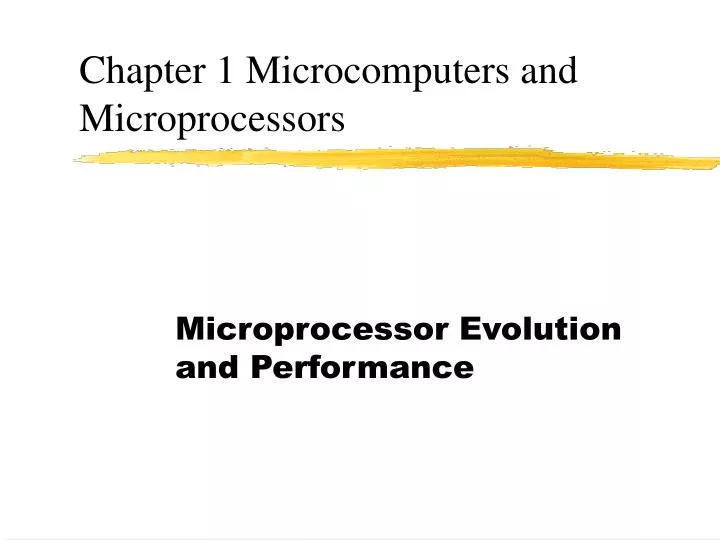 chapter 1 microcomputers and microprocessors