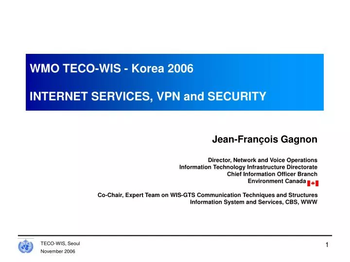 wmo teco wis korea 2006 internet services vpn and security
