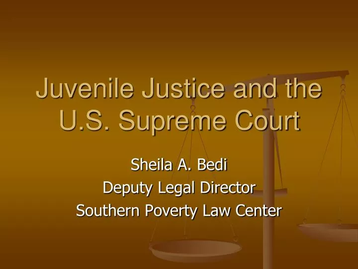 juvenile justice and the u s supreme court