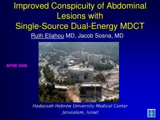 Improved Conspicuity of Abdominal Lesions with Single-Source Dual-Energy MDCT