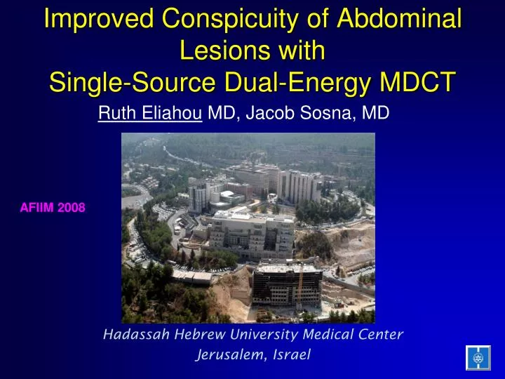 improved conspicuity of abdominal lesions with single source dual energy mdct