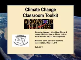 Climate Change Classroom Toolkit