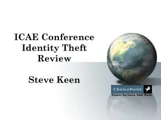 ICAE Conference Identity Theft Review Steve Keen
