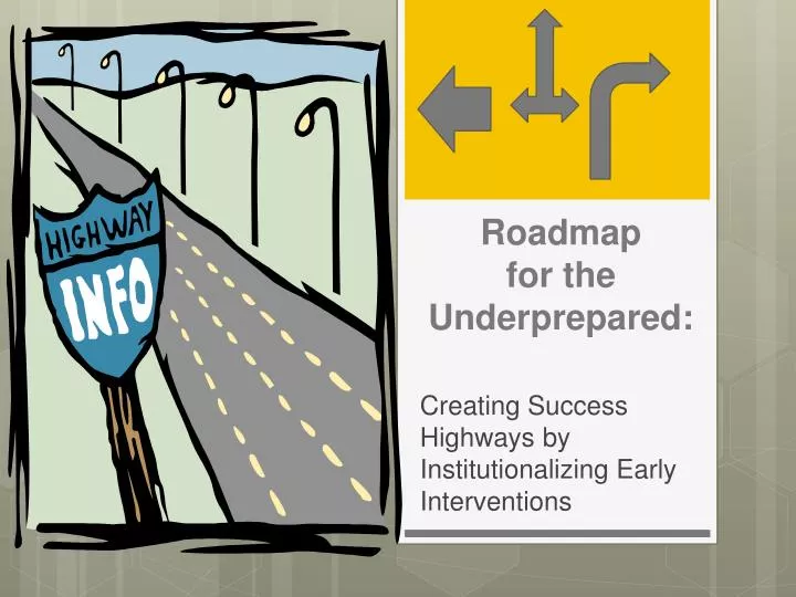 roadmap for the underprepared