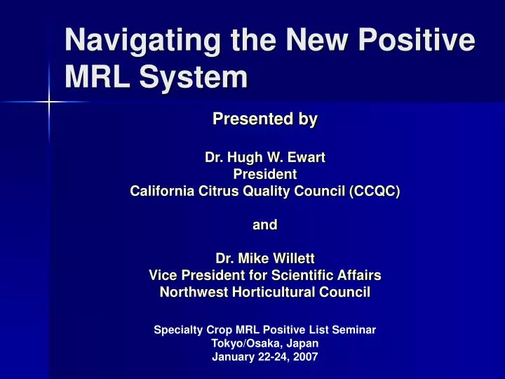 navigating the new positive mrl system