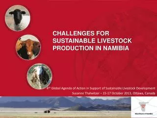 4 th Global Agenda of Action in Support of Sustainable Livestock Development