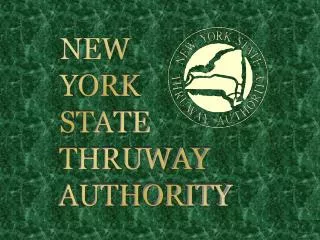 NEW YORK STATE THRUWAY AUTHORITY