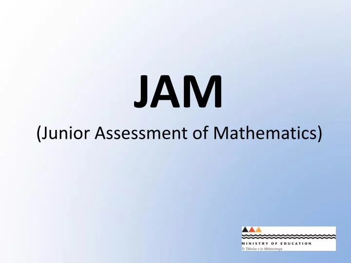 jam junior assessment of mathematics