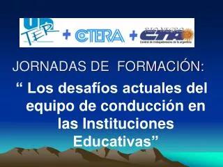 jornadas de formaci n