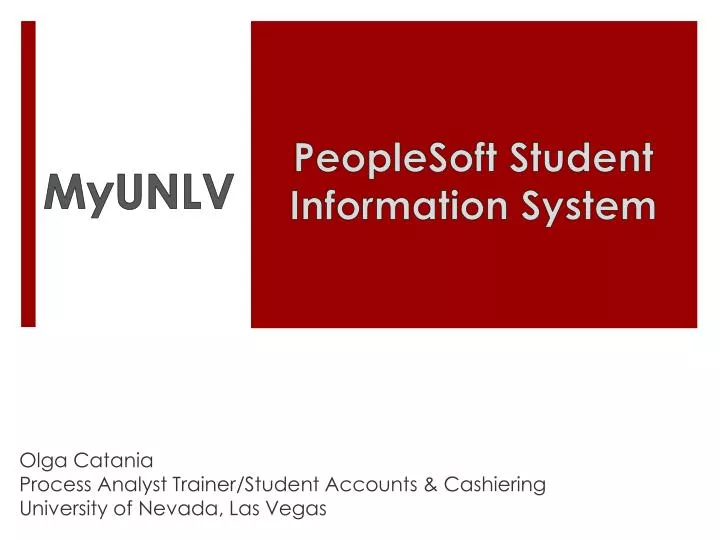 peoplesoft student information system