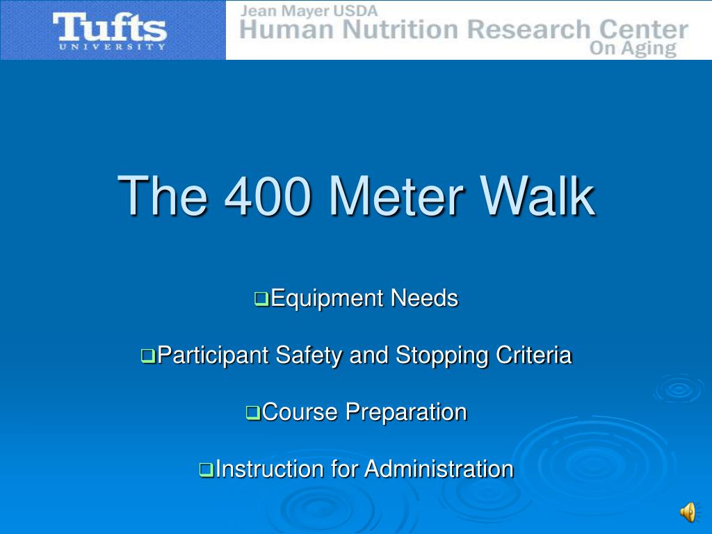 PPT - The 400 Meter Walk PowerPoint Presentation, free download - ID ...