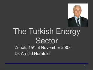 The Turkish Energy Sector