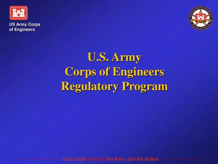 u s army corps of engineers regulatory program