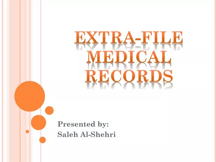 extra file medical records