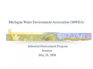 Michigan Water Environment Association (MWEA)