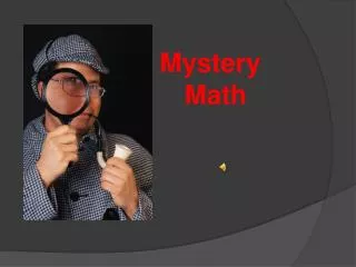 Mystery Math