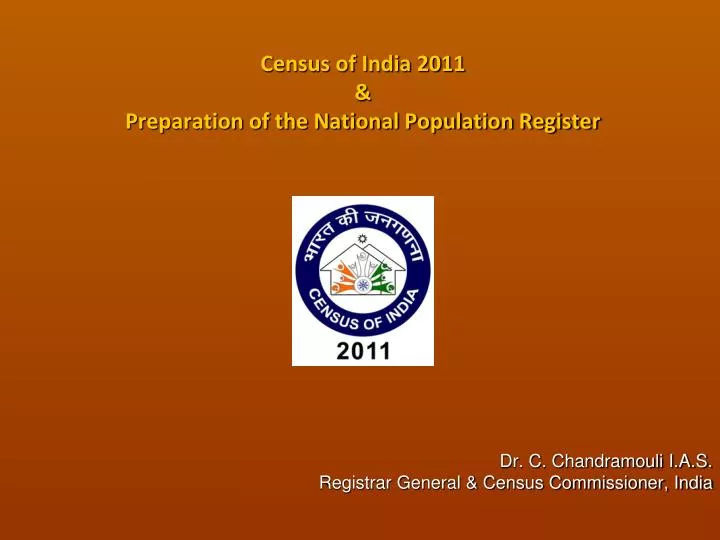 census of india 2011 preparation of the national population register