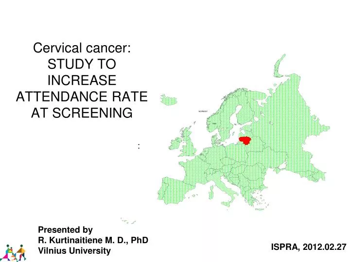 cervical cancer study to increase attendance rate at screening