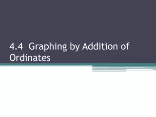 4.4 Graphing by Addition of Ordinates