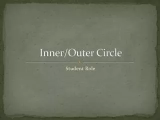 Inner/Outer Circle