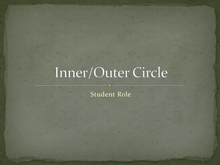 inner outer circle
