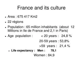 France and its culture