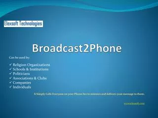 Broadcast2Phone