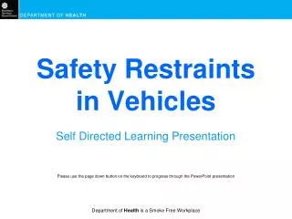 Safety Restraints in Vehicles